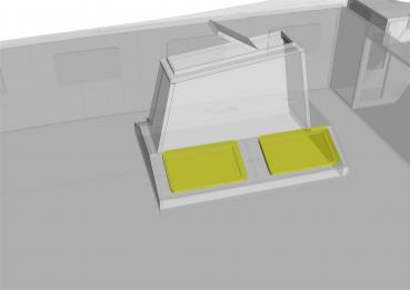 Aufbau Binnenschiff Odeon Maßstab 1:50