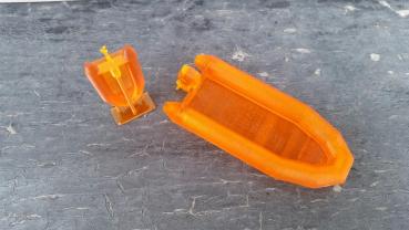 Schlauchboot 3D DLP Druck verschiedene Maßstäbe
