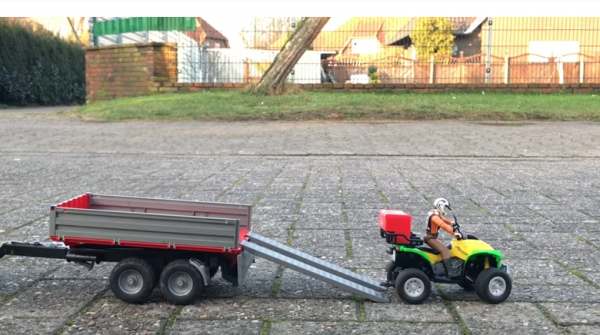 Achsen Umbauset für Bruder Quad mit Fahrer