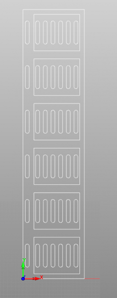 Seekästeneinlass Groß 70x16x0.5mm