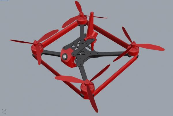 DJI FPV Racecopter H22 5" Harztec-Modellbau