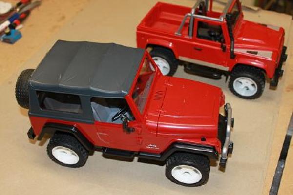 Achsen Umbauset Bruder JEEP Wrangler Unlimited