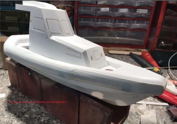 Notarius Rumpf Tochterboot 1:25